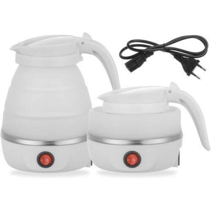 Collapsible Electric Kettle Blue Portable Fast Boil