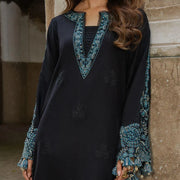 Black Embroidered 3-Piece Lawn Suit for Eid & Weddings