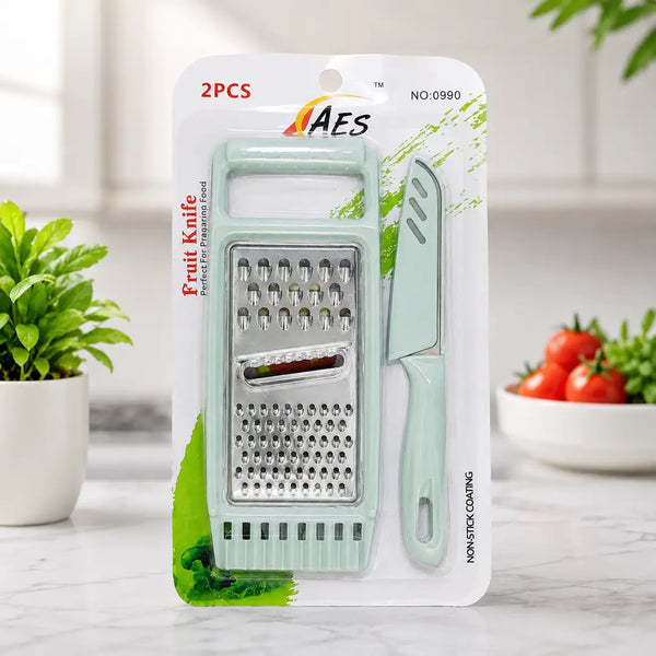 Slicer Fruit Knife Set "2 In 1" Perfect For Preparing Food & Vegetable