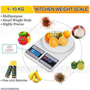 Digital Kitchen Scale SE-400 White ABS 10kg