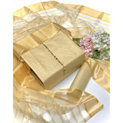 Golden Katan Silk 3-Piece Suit for Women