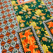 Printed Swiss Lawn Shirt for Women Multicolor Paisley Design