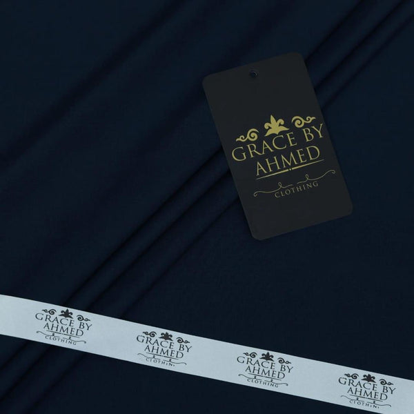 Unstiched Boski Suit Blue Premium Men All Season