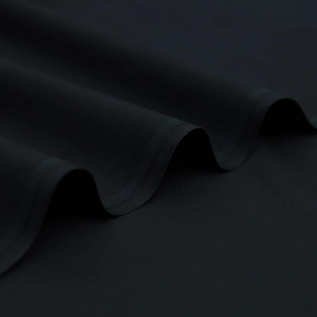 Black Boski Fabric for Men Wedding Office Wear