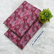 2 Pcs Women's Unstitched Printed Suit