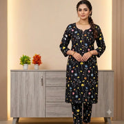 2 Pcs Women's Unstitched Printed Suit