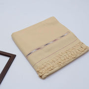 Men's Acrylic Embroidered Shawl Brown Winter