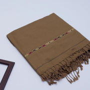 Men's Brown Embroidered Acrylic Shawl Winter Collection