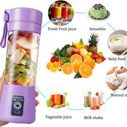 Rechargeable Mini Blender Purple ABS Portable