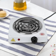 Electric Stove with Glass Lid for Small Kitchens