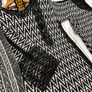 3 Pcs Women's Stitched Dobby Lawn Printed Suit