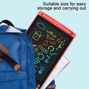 LCD Writing Tablet for Kids 8.5" – Multicolor & Travel Friendly