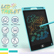 LCD Writing Tablet for Kids 8.5" – Multicolor & Travel Friendly