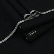 Men's Khaddar Unstitched Plain Suit Winter Black