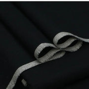 Men's Khaddar Unstitched Plain Suit Winter Black