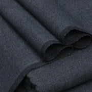 Men's Khaddar Unstitched Dark Grey Plain Suit – Winter