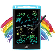 LCD Writing Tablet for Kids 8.5" – Multicolor & Travel Friendly