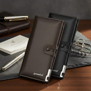 Premium Men's Long Wallet with Mobile Pocket