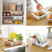 Adjustable Stretchable Fridge Storage Basket