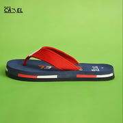 Men Casual Flip Flops Blue Red PU Leather Size 39-45