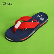 Men Casual Flip Flops Blue Red PU Leather Size 39-45