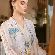 Digital Printed Lawn 3Pc Set Pink Blue Floral