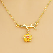 Gold Plated Daisy Jewelry Set for Women