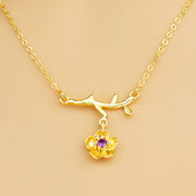 Gold Plated Daisy Jewelry Set for Women