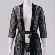 Women's Matching Panty Set For Nightwear Featuring Lace And Satin Material For Comfortable Use