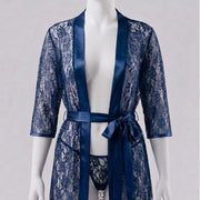 Women's Matching Panty Set For Nightwear Featuring Lace And Satin Material For Comfortable Use