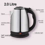 Electric Kettle Stainless Steel 2L